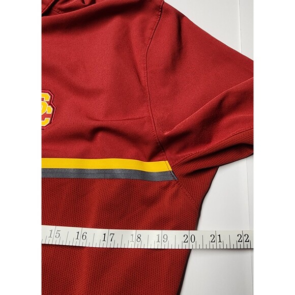 Nike USC Trojans Polo Shirt Men’s Large Dri-Fit Coaches Sideline College SoCal - Picture 5 of 11